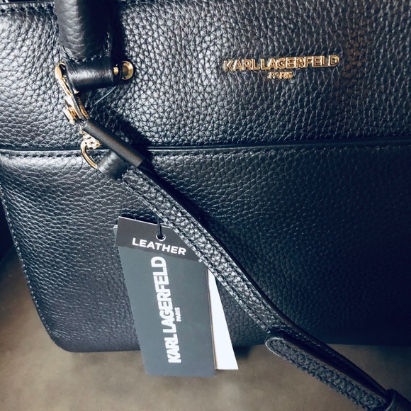 KARL LAGERFELD Paris satchel crossbody Leather - Picture 3 of 7